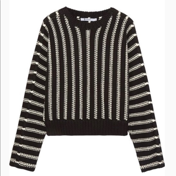 Chunky Striped Cropped Sweater | Poshmark